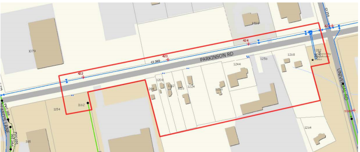 Parkinson Road Sanitary and Storm Sewer Extensions