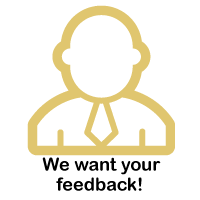 we want your feedback