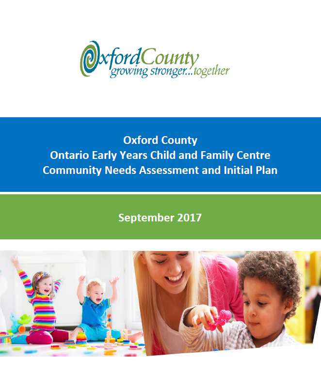 Ontario Early Years Child and Family Centre Community Needs Assessment and Initial Plan Img