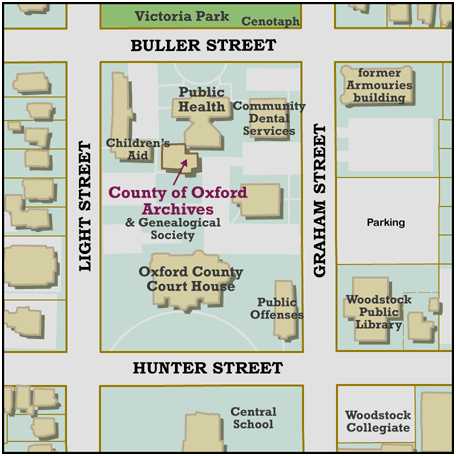 map of acrhives location