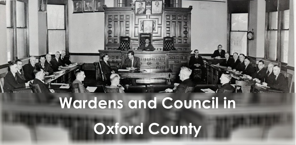 Wardens and Council in Oxford County