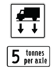 load limit sign